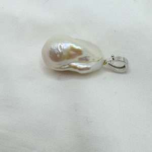 Sterling Silver Baroque Pearl Pendant