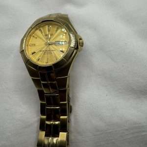 Vintage Seiko 5 Automatic 7536 Gold Toned Men's Watch - 23 Jewels