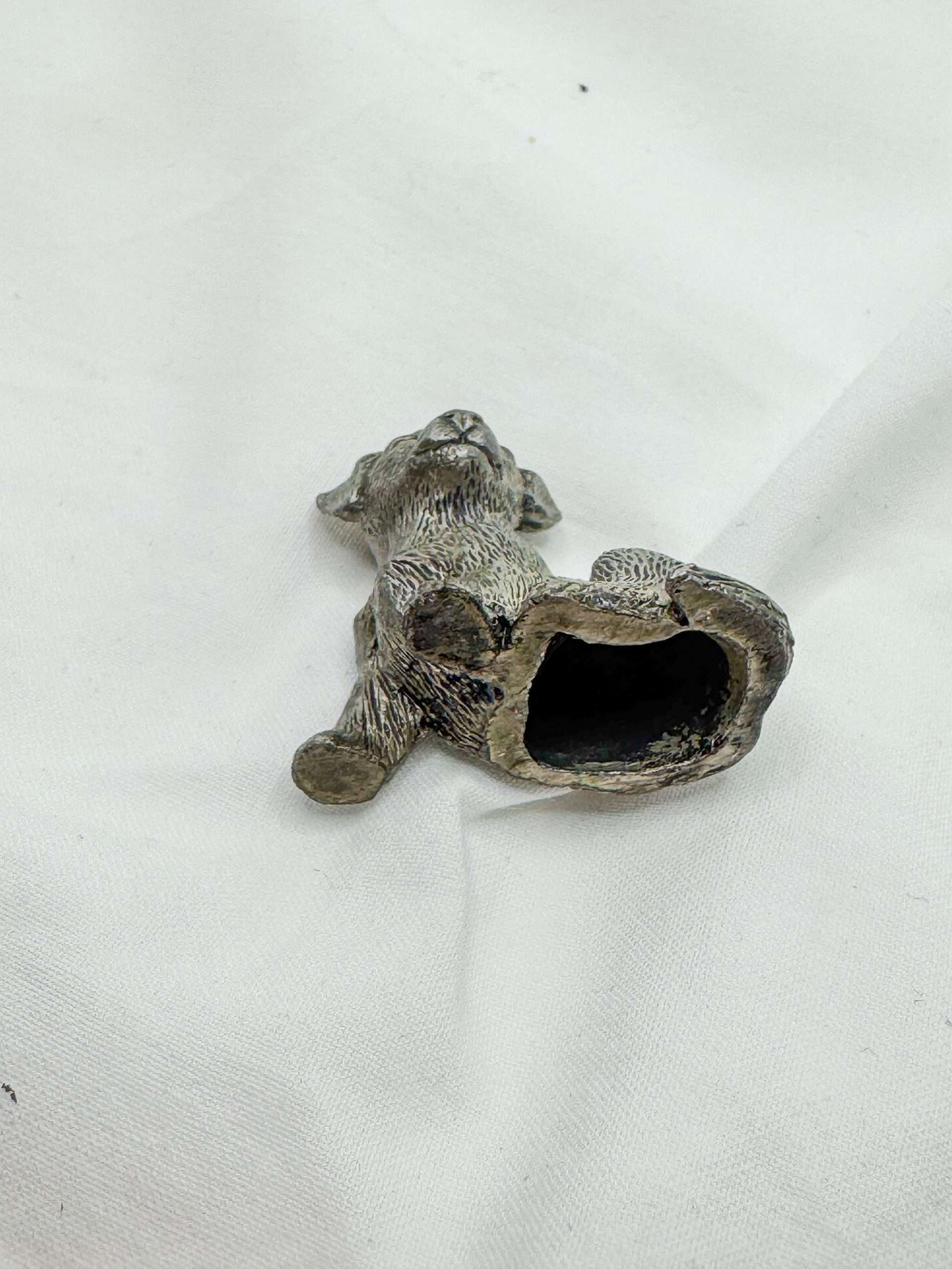 Pewter Miniature Cat & Dog Figurines - Image 6