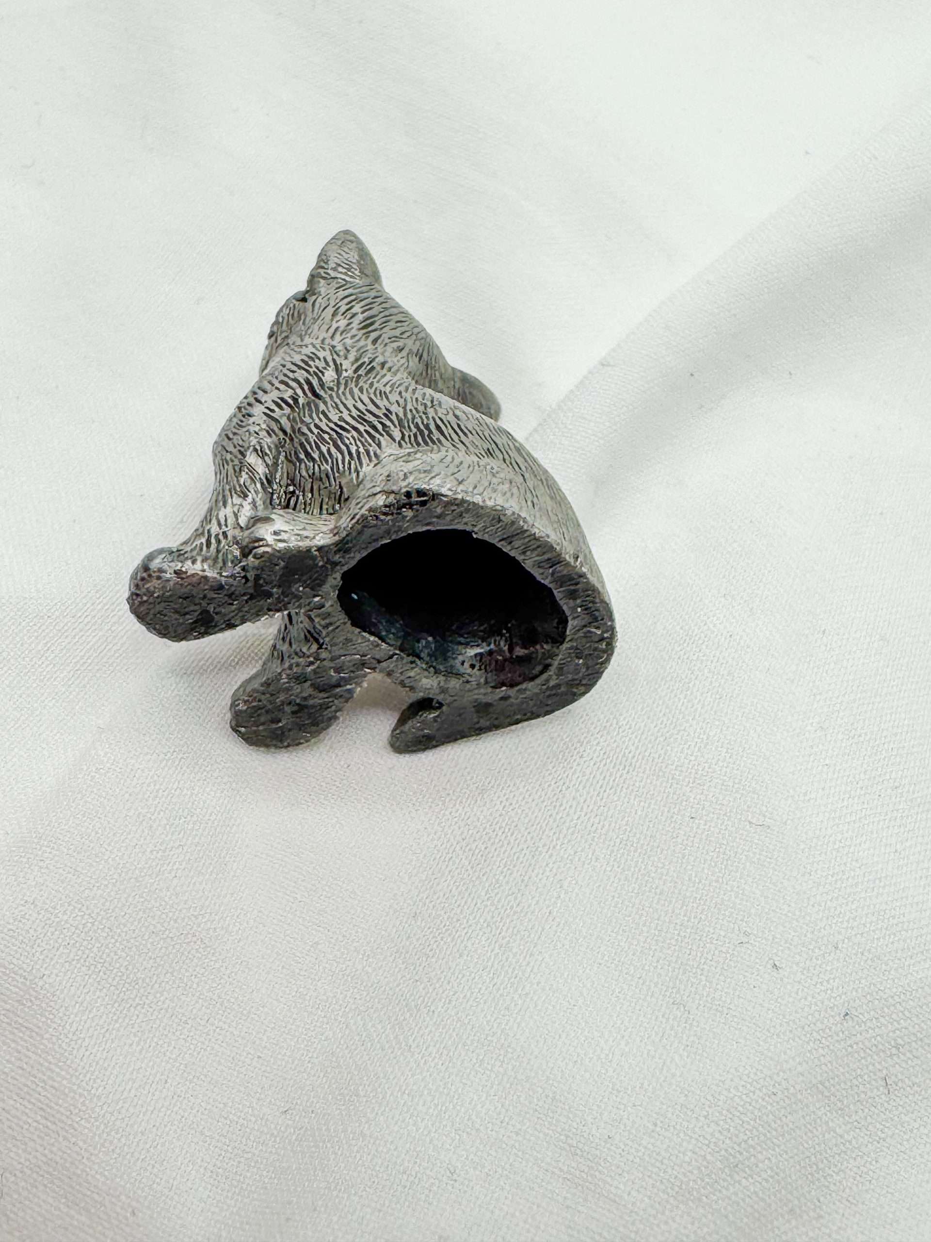 Pewter Miniature Cat & Dog Figurines - Image 9