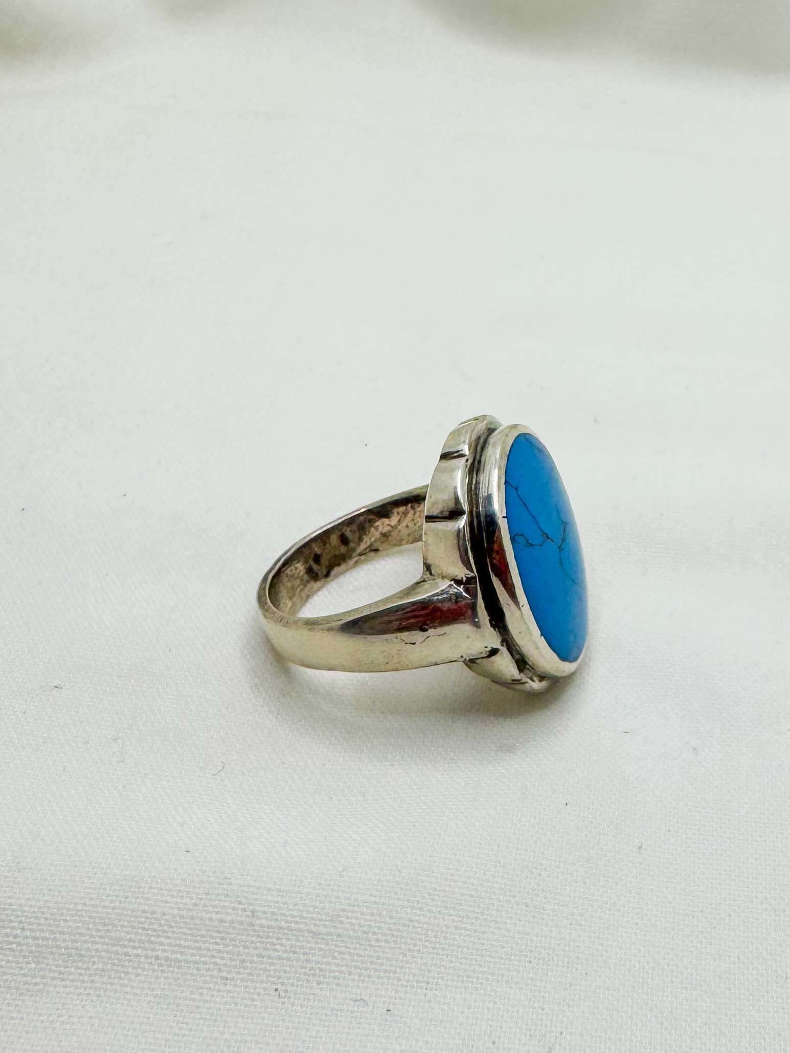 Sterling Silver Turquoise Ring - Image 5