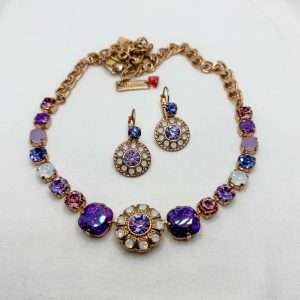 Authentic Mariana Jewellery Sets – Rose Gold & Silver - Necklace Earrings