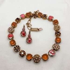Authentic Mariana Jewellery Sets – Rose Gold & Silver - Necklace Earrings