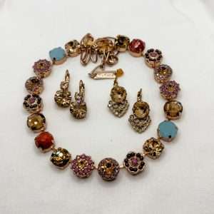 Mariana Jewellery Set – Rose Gold Plated Necklace & Earrings