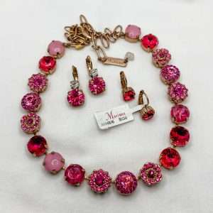 Authentic Mariana Jewellery Sets – Rose Gold & Silver - Necklace Earrings