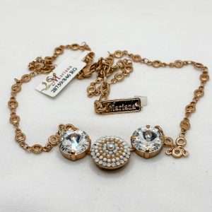 Authentic Mariana Jewellery Sets – Rose Gold & Silver - Necklace only