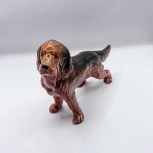 Vintage Irish Setter Figurine – Mid Century Ceramic Hunting Dog Ornament