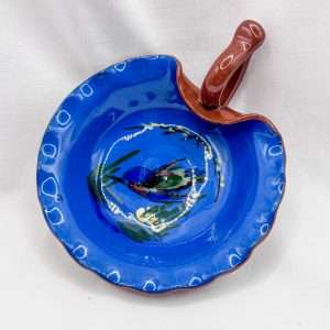 Vintage Torquay Ware Kingfisher Bon Bon Dish – Hand Painted Australian Pottery c.1930s–1940s